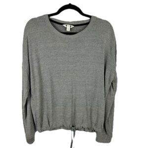 Three Dots Super Soft Cozy Gray Oversized Pullover Sweater Small